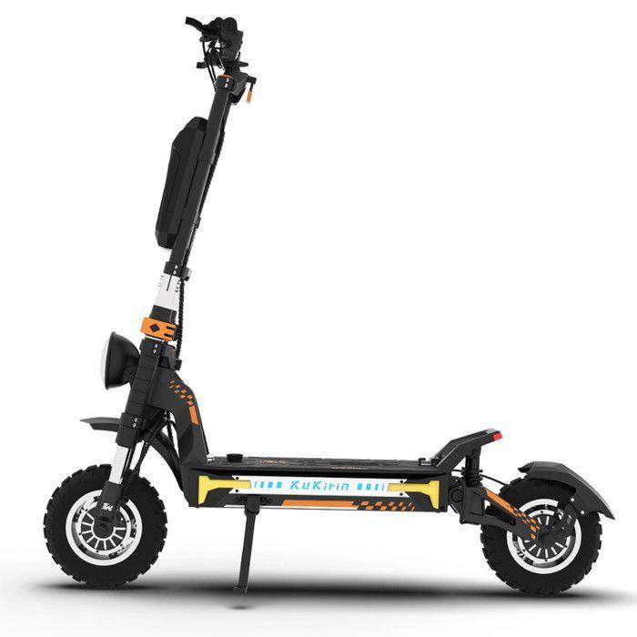 KuKirin G4 Max Trottinette électrique adulte Autonomie 95km 85km/h Moteur 3200W Pneus Tout-Terrain 12 pouces Batterie 48V35.2Ah Noir
