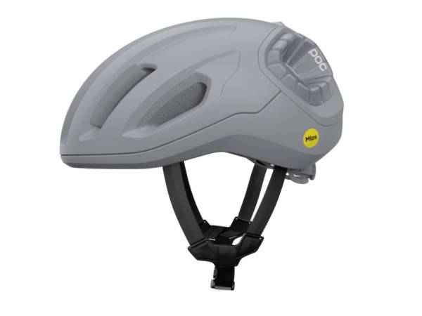 POC Amidal cykelhjelm MIPS granite grey matt - Hjelmstørrelse 54-59 cm