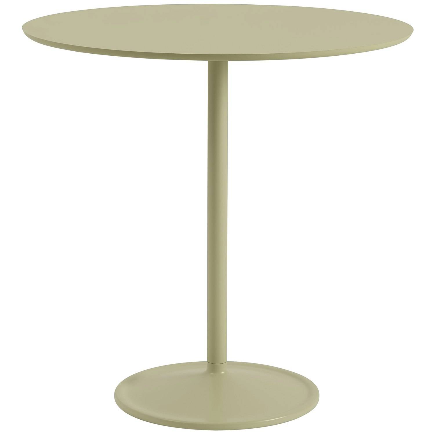 Muuto Soft Barbord Ø95x95 Cm - Spisebord & Barbord Laminat Beige Green - SOTAB95R20303.