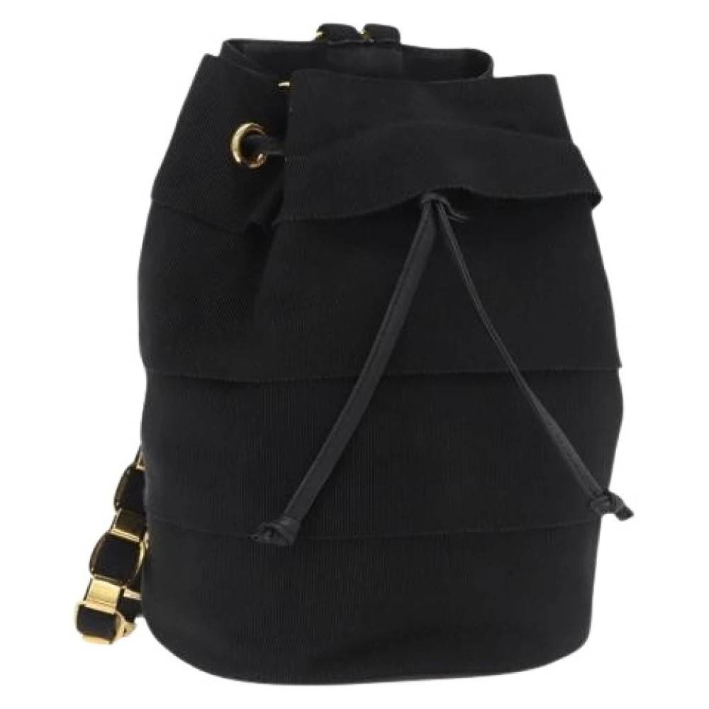 Salvatore Ferragamo Pre-owned - Pre-owned Canvas Backpack Vintage - Dam - ONE Size - Läder
