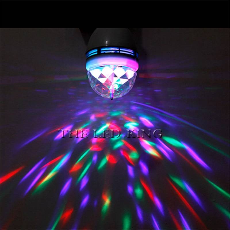 3w 6w 9w e27 rgb led lampa glödlampa magisk färg projektor automatiskt roterande led scen ljus ac85-265v för partybar ktv disco - 6w 220v