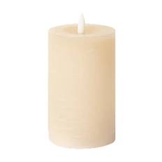 C'est Bon Rustic finish LED pillar candle - Ljus - SAND / beige