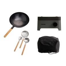 Morsø Vulcano Wok Burner Kit Sæt med wok, blus og redskaber