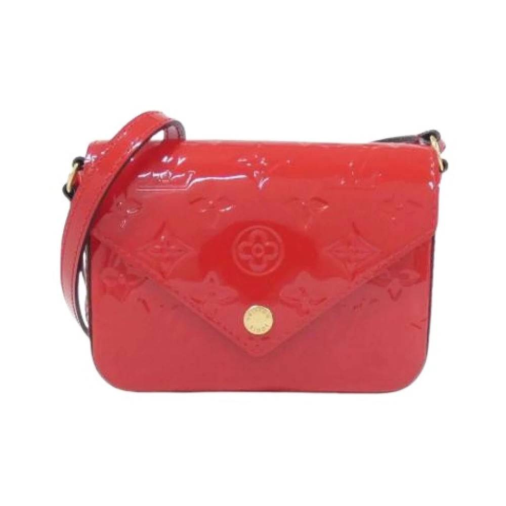 Louis Vuitton Vintage Pre-owned Vintage Skuldertaske - Vintage - Dame - Rød - ONE SIZE - Uld