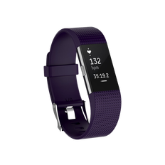 Fitbit Charge 2 Rem i Lilla Silicone - Large