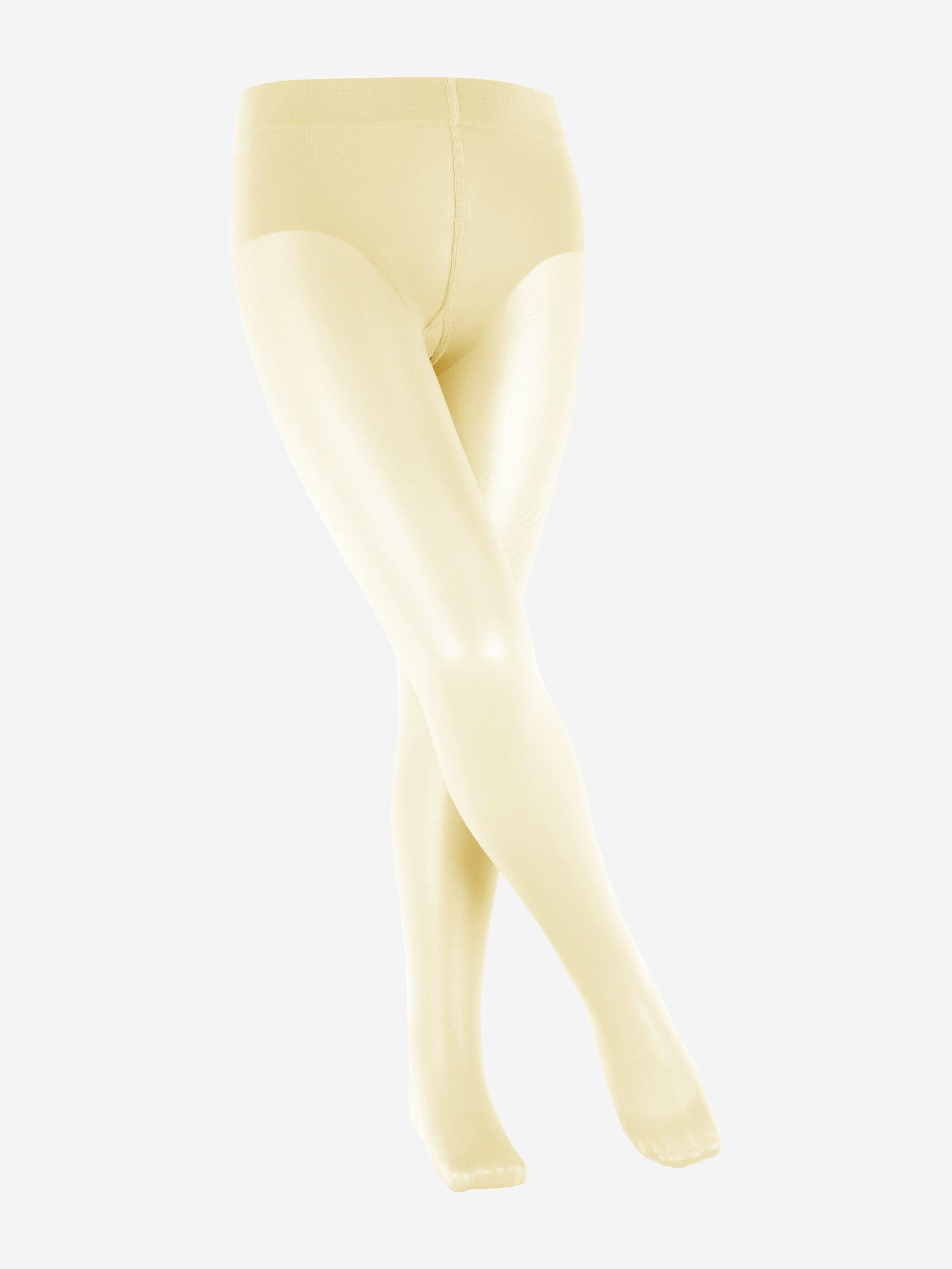 Falke Girls Pure Matt 30 Denier Tights in Ivory - Ivory / 4 - 5 Yrs (4 - 5 Yrs)