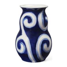 Tulle Vase H13 Cm Blå Home Decoration Vases Small Vases Blue Kähler