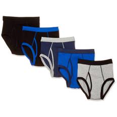 Set of Front 120 to Japanese Size [GARO] Boys' Briefs, 5, Simple, Opening, Boys, Blue, Black, Gray, Japan, (Equivalent 120)