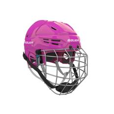 Bauer Hockeyhjälm Re-Akt 55 Combo Pink - Rosa (S)