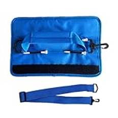 Golf Club Carry Bag Mini Golf Club Carrier Golf Pencil Bag med axelrem för Golf Training Blue