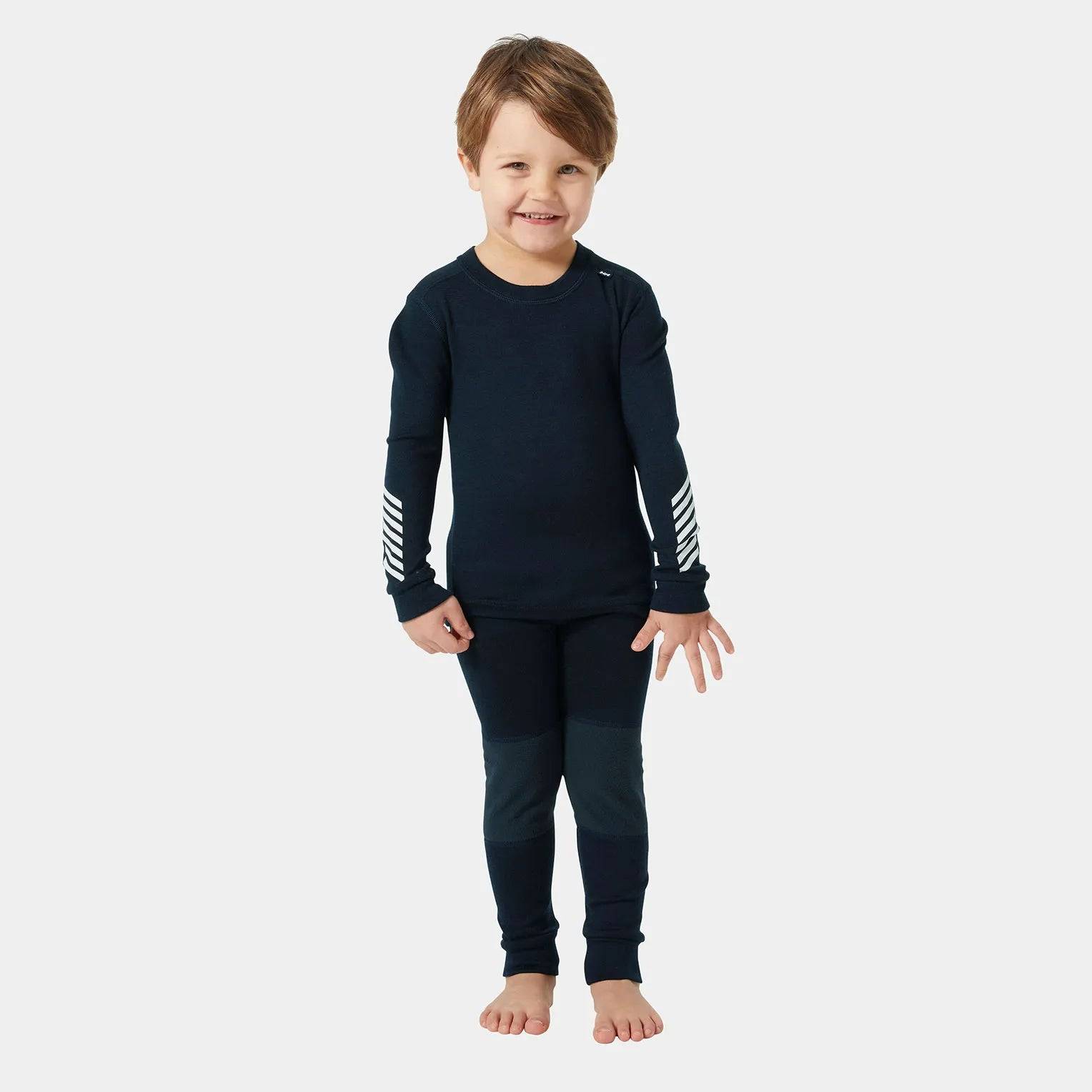 Helly Hansen Kids' LIFA® Merino Wool Base Layer Set Skiundertøj Børn - Navy - Navy / 98 cm / 3 år