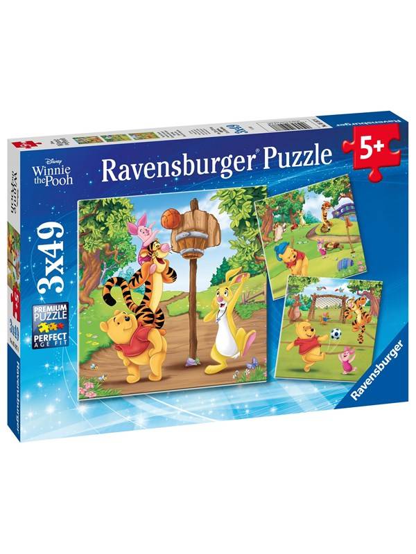 Ravensburger Disney Winnie the Pooh Sports Day 3x49p
