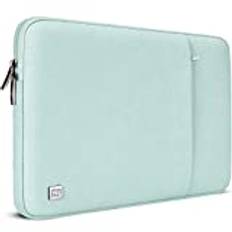 DOMISO 17,3 tum vattentätt laptopfodral notebook fodral skyddsfodral för 17,3 tum Dell Inspiron/MSI/Lenovo IdeaPad 300 320 321/HP Pavilion ENVY 17/LG Gram 17"/ASUS ROG STRIX GL702VS, mintgrön