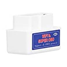 OBD2 -skannerkod, för ELM327 12V OBD2 -skanner Mini WIFI Bildetektor Diagnosadapter(vit)