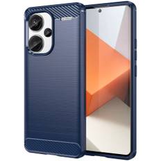 Xiaomi Redmi Note 13 Pro Plus 5G tekstureret Cover - blå