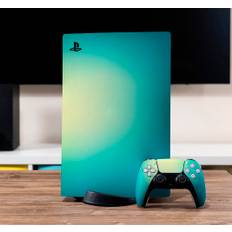 Gradient ljus playstation 5 klistermärke
