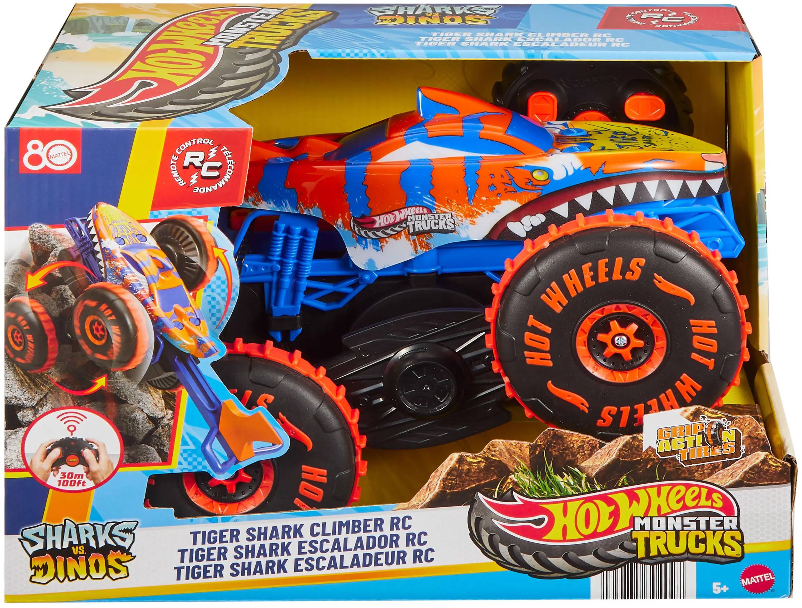 Hot Wheels Monster Trucks RC Tigershark Climber 1:15