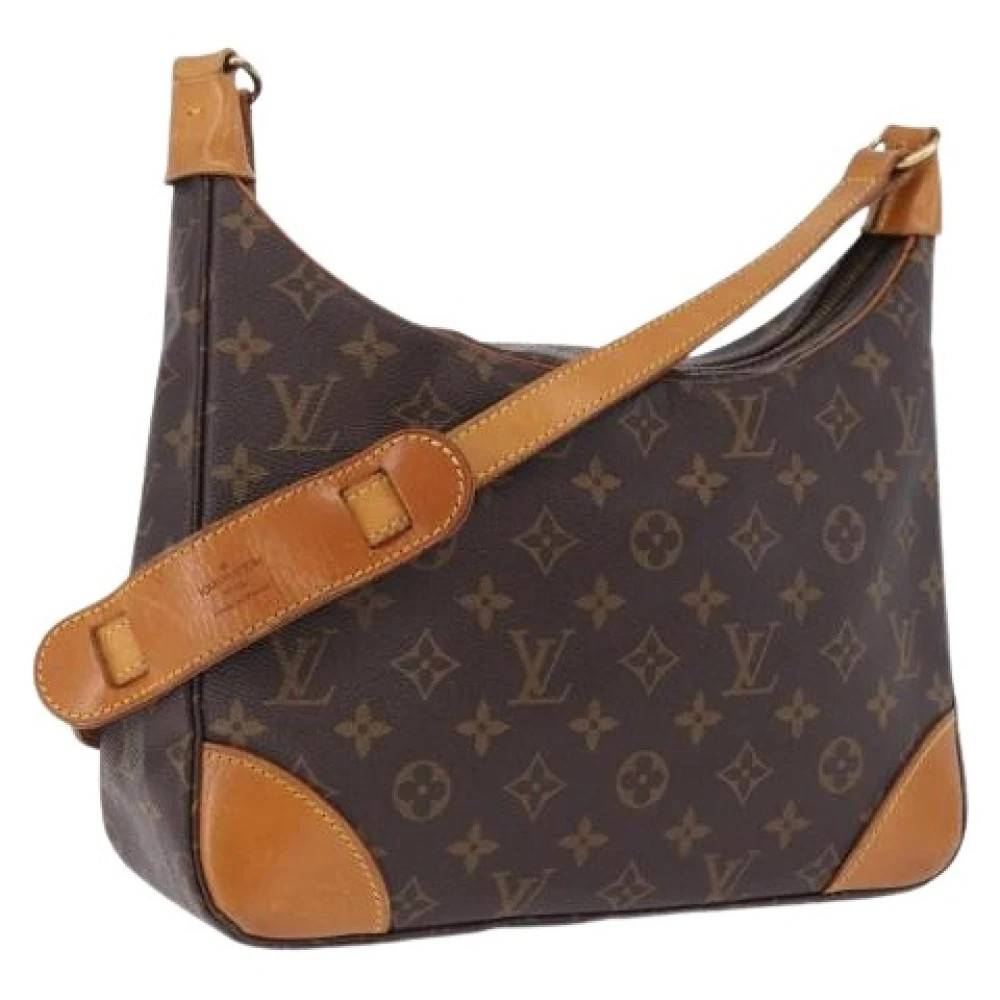 Louis Vuitton Vintage Pre-owned Boulogne 30 Skuldertaske - Vintage - Dame - Brun - ONE SIZE - Uld