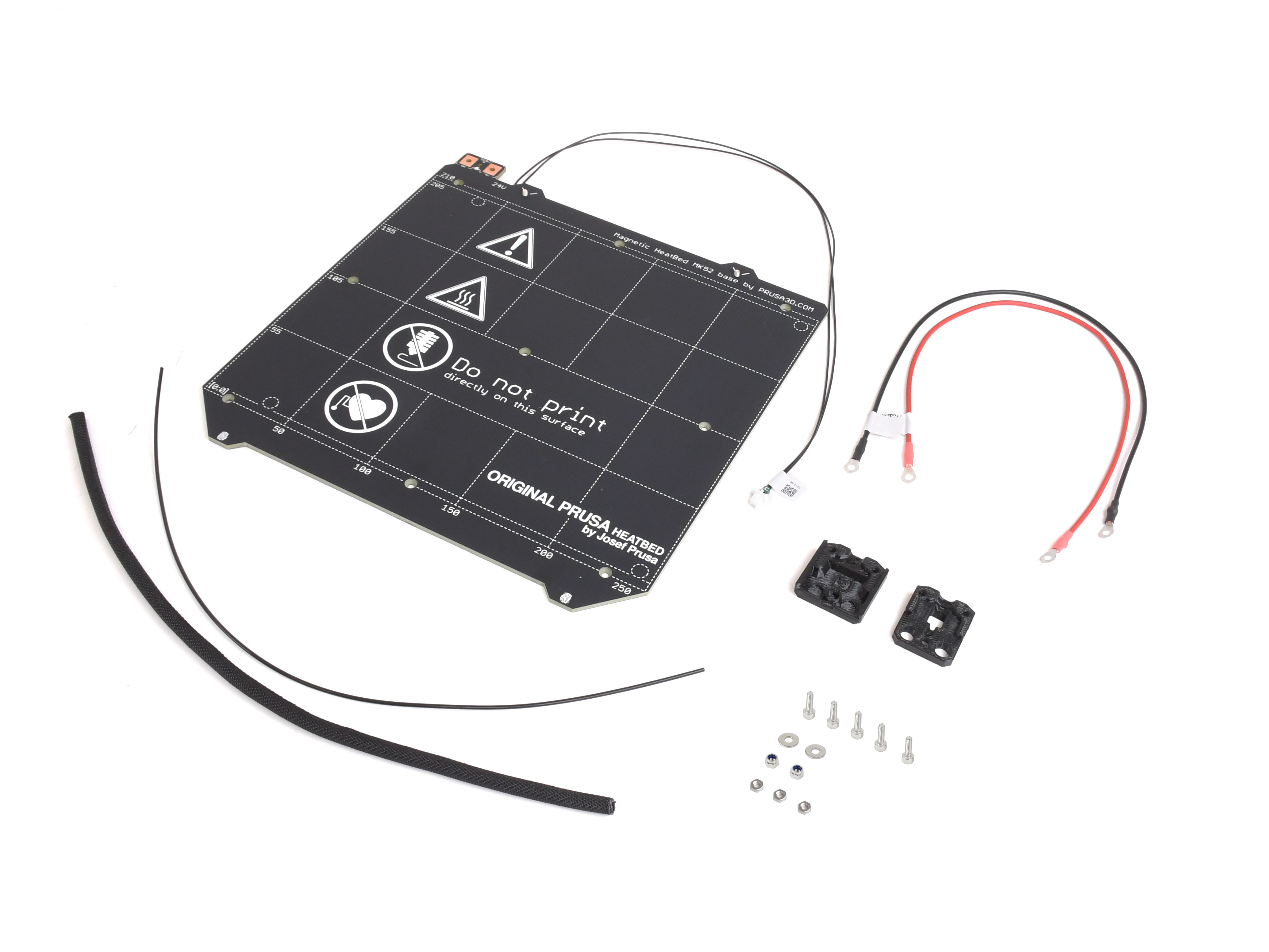 Prusa - Heatbed MK52 24V - xBuddy Replacement Set - 264,4x254mm