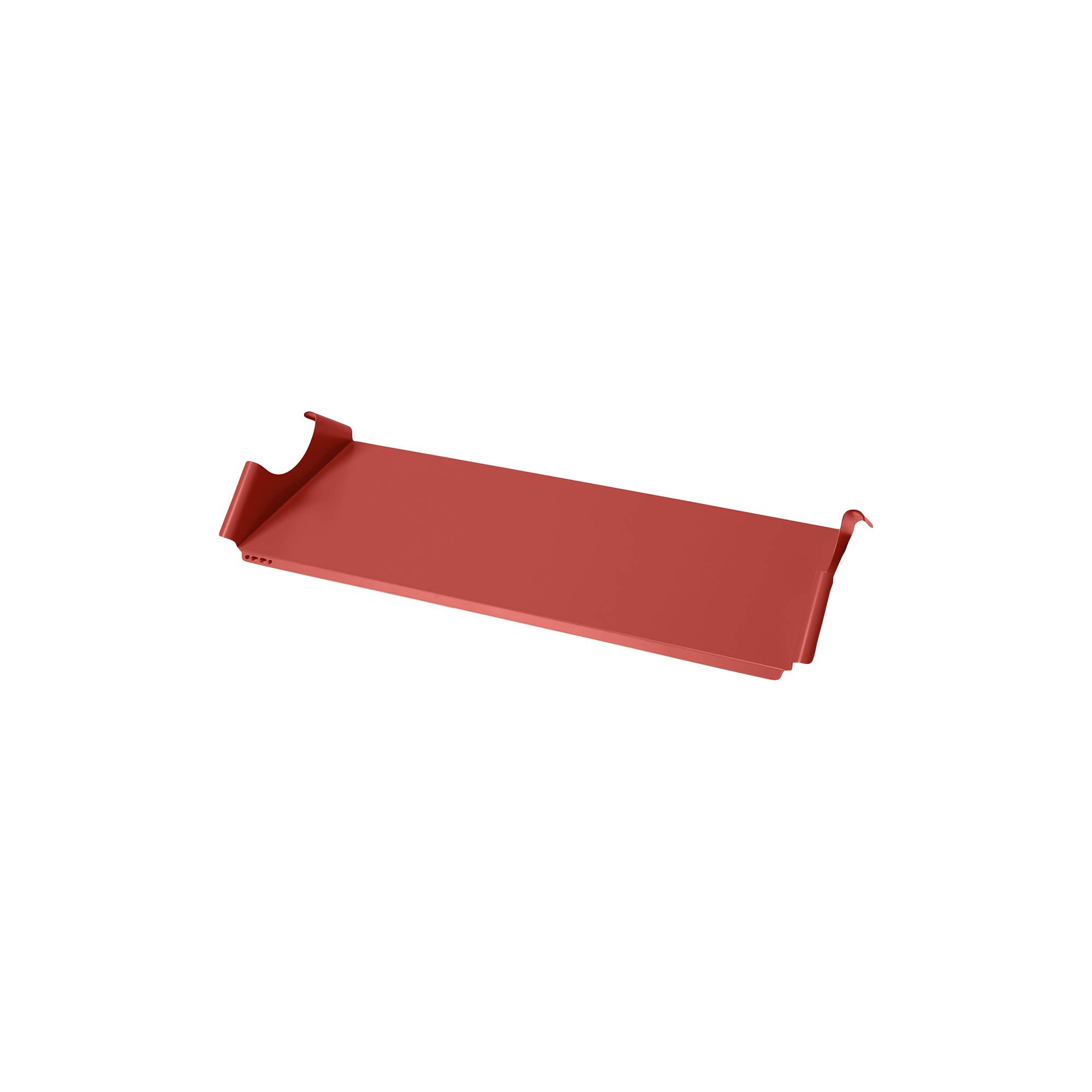 Moon Tray Shelf, Burnin' Red.