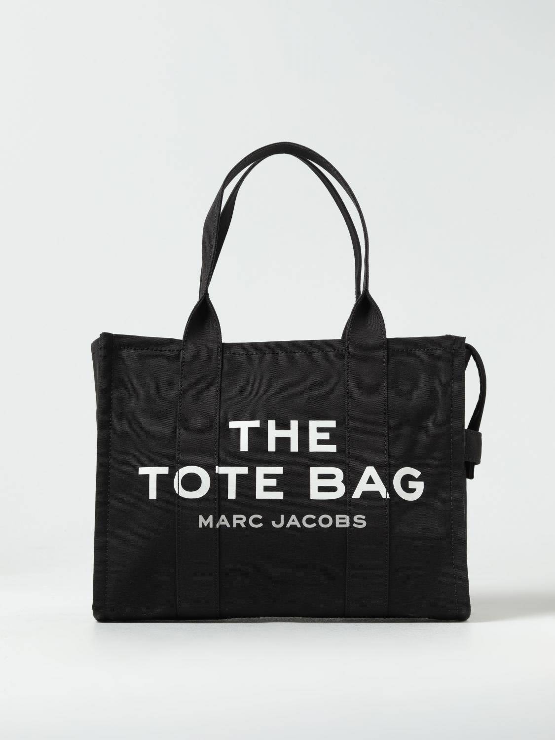 MARC JACOBS The Large Tote Bag in Canvas with Jacquard Logo