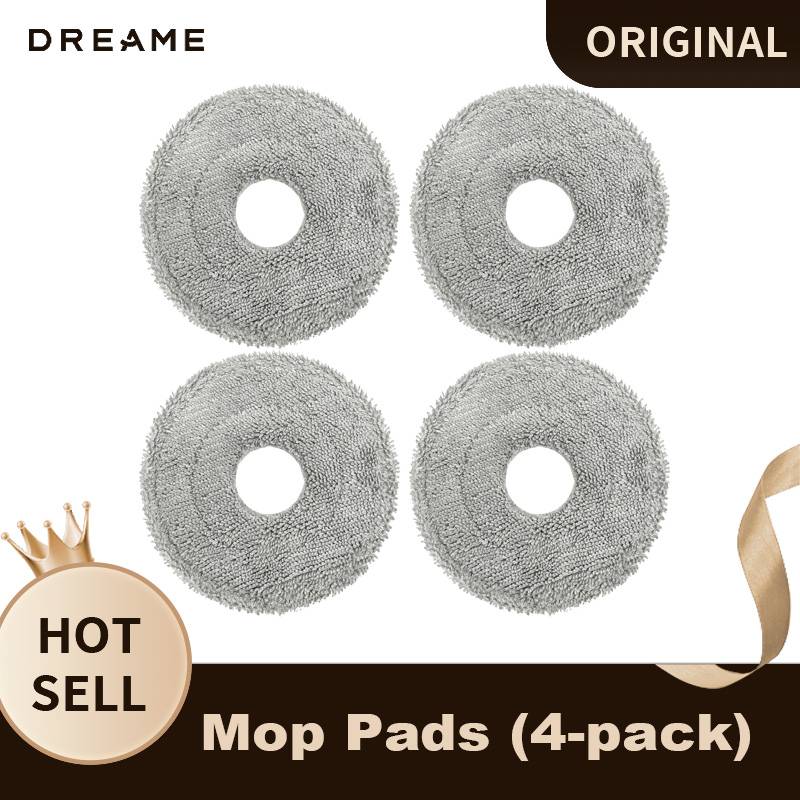 Original Dreame Mop Pads 4-Pack X Series/L Series Robot Vacuum Mops for L40 Ultra/X40 Ultra/X50 Ultra/L50 Ultra/L10S Ultra Part