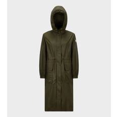 Hiengos Hooded Rain Coat Dark Green