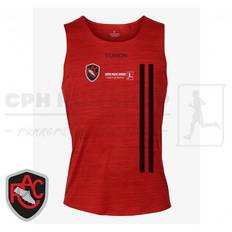 Fusion C3 Singlet Men, red/melange - RAC