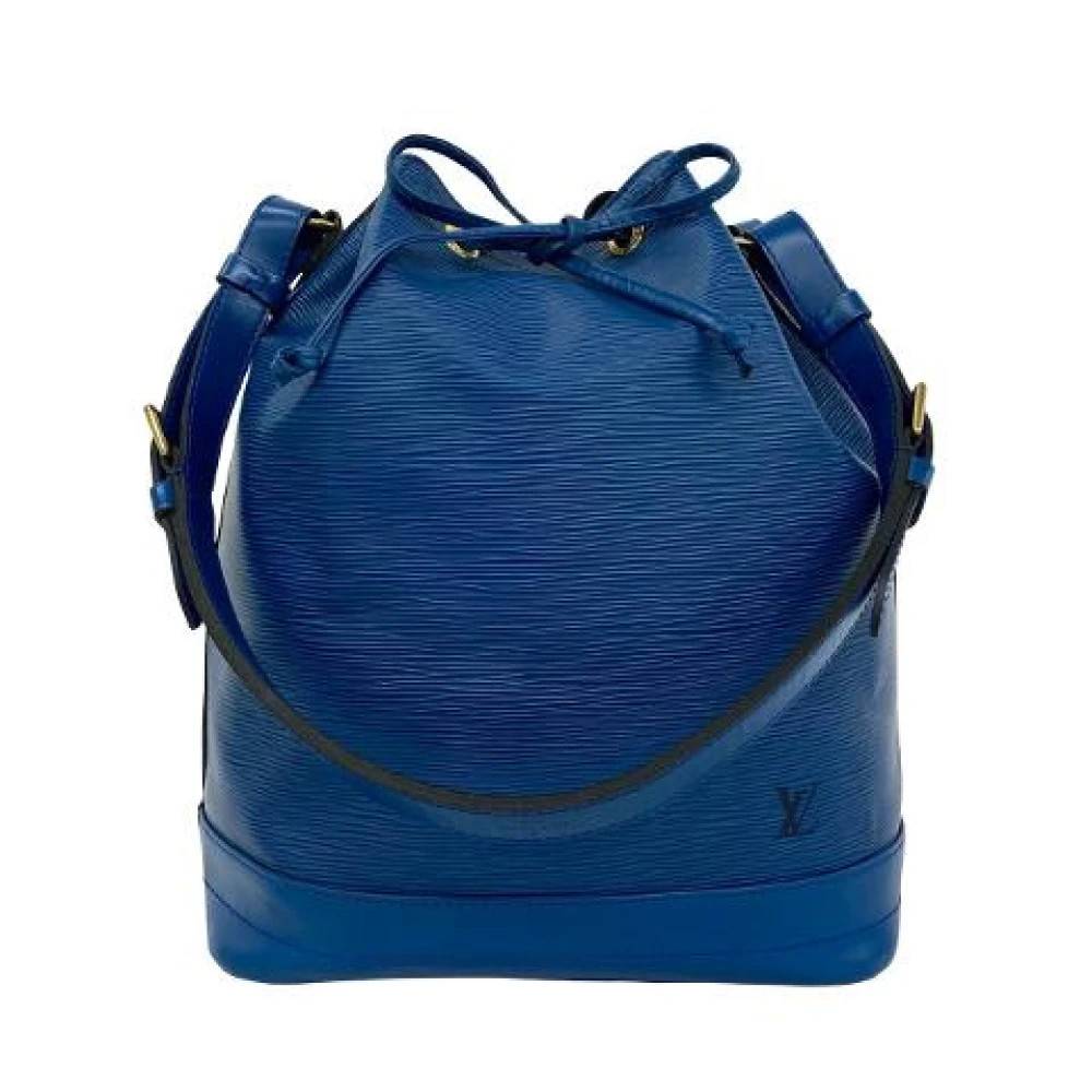 Louis Vuitton Vintage Pre-owned Noe Epi Skuldertaske - Vintage - Dame - Blå - ONE SIZE - Uld