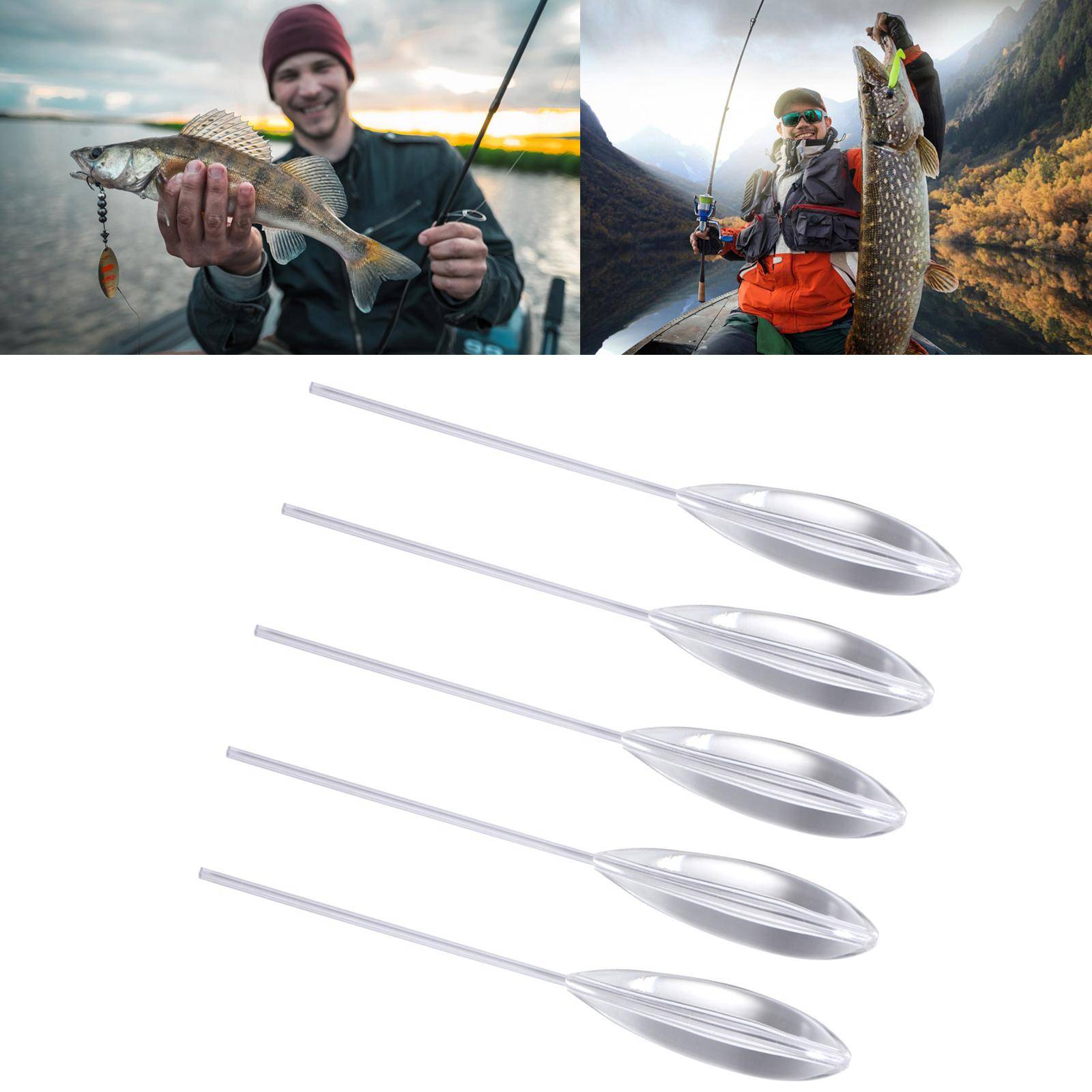Fiske Kastflöte Bombarda Snabbt Flugfiske Spön Klara Bobbers Spinnflöten Sänkt Typ Kastbobbers 5 st