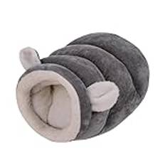 Cat Sleeping Bag | Lightweight Cat Sleeping Bag | Feline Burrow Bag | Portable Pet Sleeping Bag | Semi-enclosed Cat Bed Cozy Semi-Enclosed Design Plush, PP Cotton For Kittens And Puppies