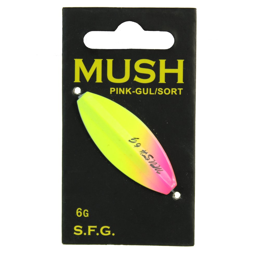 Mush Gennemløbsblink - Pink-Gul/Sort.