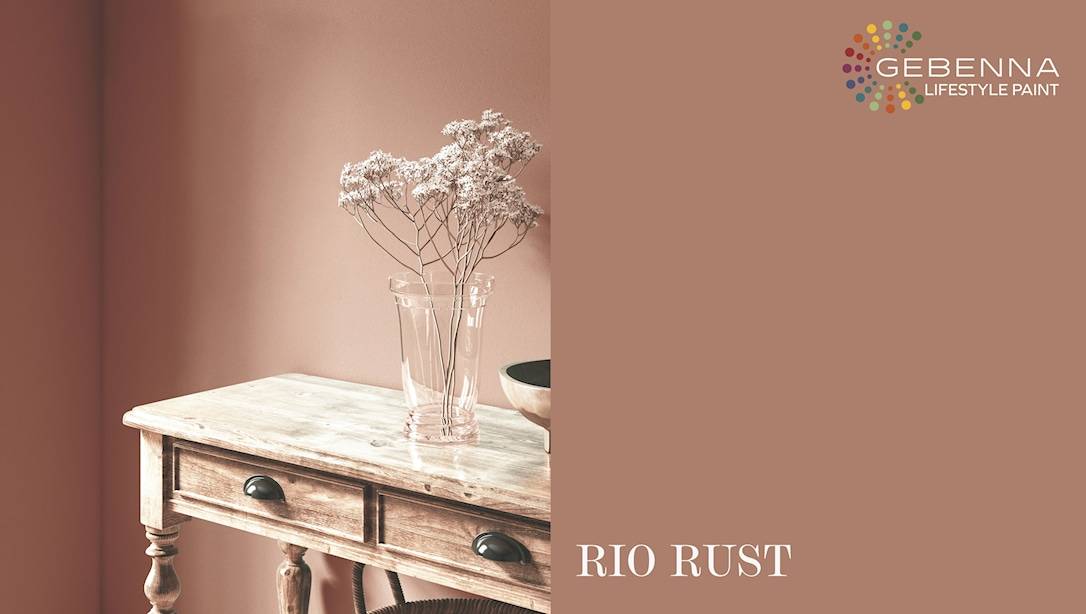 Gebenna Vægmaling: Rio Rust 9 liter.