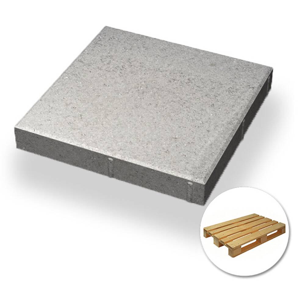 MARKSTEN BENDERS SLÄT FASAD 350X350X50 MM GRÅ 10,50 M²