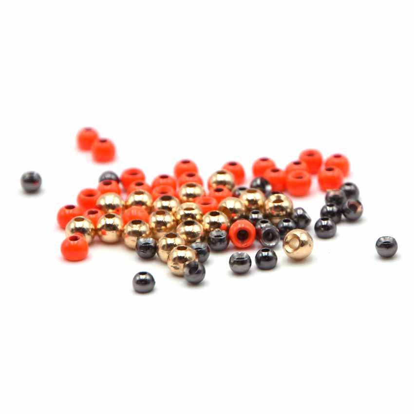 Tungsten Beads Countersunk - Tungsten Nymfekugler - 2,8 mm / Gold