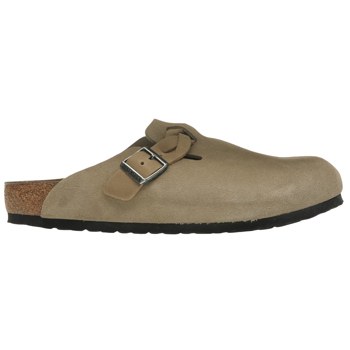 Birkenstock Boston Braided Suede Taupe