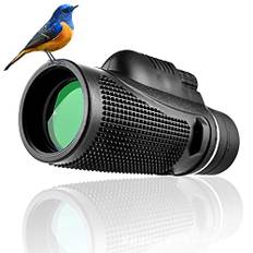 Monokular T8-12x Zoom Monokular mit Nachtsicht | Fernrohr Erwachsene mit BAK4 HD FMC with Adapter and Tripod | Kleines Fernrohr für Vogelbeobachtung, Jagd,Sport und mehr | Als Geschenk
