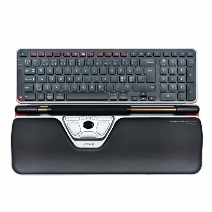 Contour RM Red Plus trådløs inkl. keyboard.