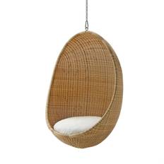 Sika-Design x Nanna & Jørgen Ditzel Outdoor Hanging Egg Inkl. Hynde + Kæde Natural