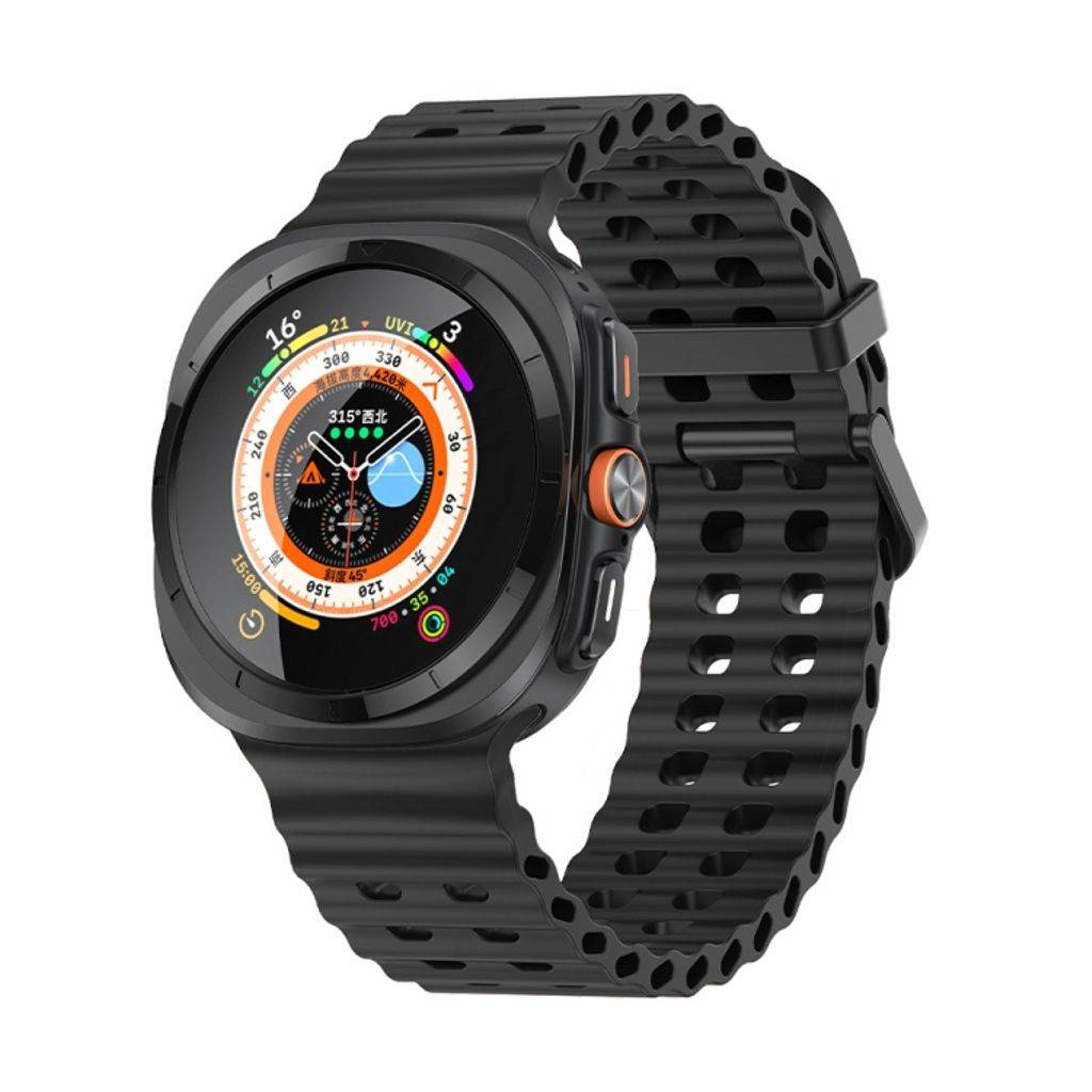 Samsung Galaxy Watch Ultra/Ultra 2025 Silikone Urrem – Sort