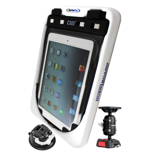 MarinePod iPad holder og vandtæt OverBoard Etuimed flexibel ROKK sugekop