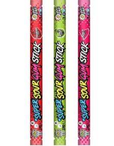 Brain Blasterz Sour Gum Sticks - Assorterade Sura Tuggummistänger 22 gram