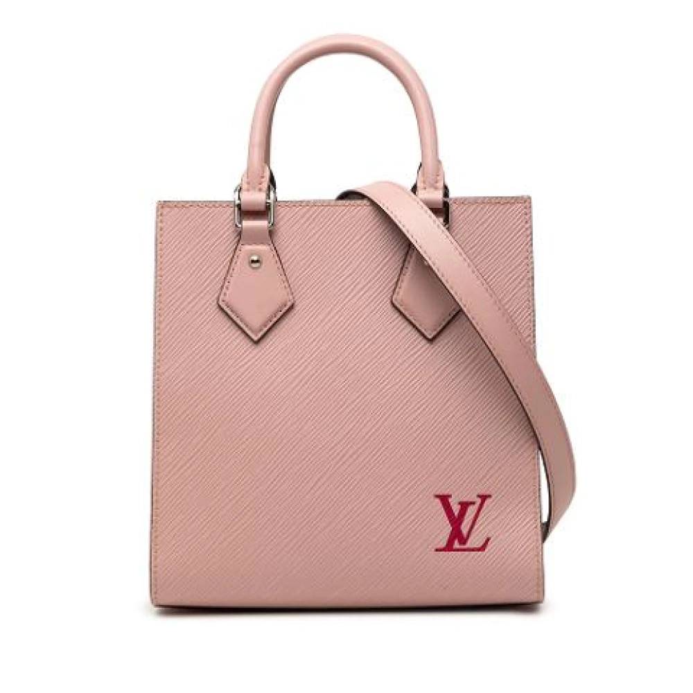 Louis Vuitton Vintage Pre-owned Sac Plat BB - Vintage - Dame - Lyserød - ONE SIZE - Uld