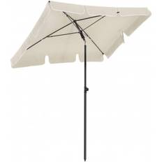 Parasoll rektangulärt 200x125 cm med Tiltfunktion - Beige