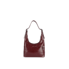Lotta shoulder bag - Farve: Rød - High Shine Textured PU - SILFEN Studio