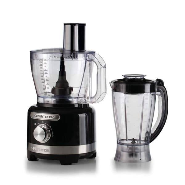 Ariete Gourmet Pro Moderne Køkkenrobot 1782 Sort 3L med Blender 2L 1000W