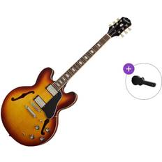 Epiphone ES-335 Figured SET Raspberry Tea Burst Halvakustisk gitarr