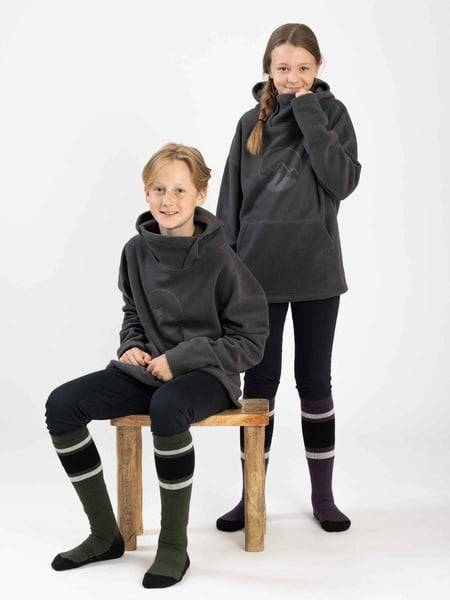 Hemsedal Hoodie Youngster - Mörkgrå (146/152)