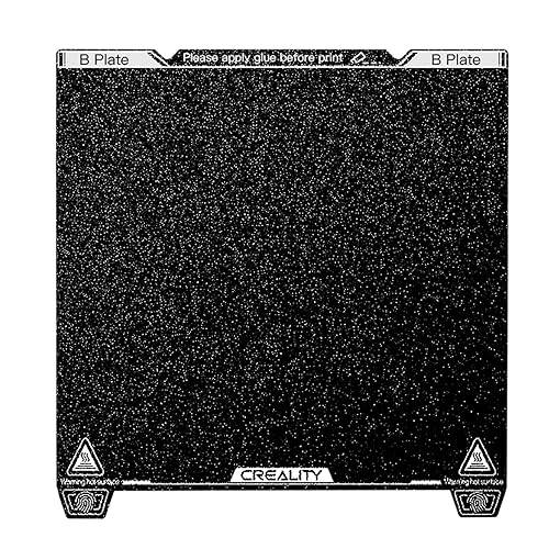 Creality K1 Texture PEI-tryckplåtssats, flexibel fjäderstålplattform med texturPEI-yta och magnetiska basplattor för K1, Ender 3 S1, Ender 3 V3/SE/KE, Ender 5 S1 3D-skrivare 235 x 235 mm