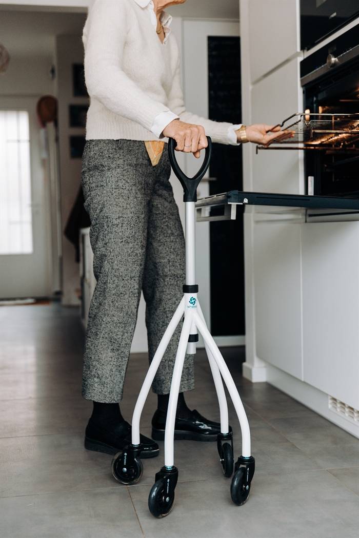 WHEELEO – Firepunktsstok med Hjul